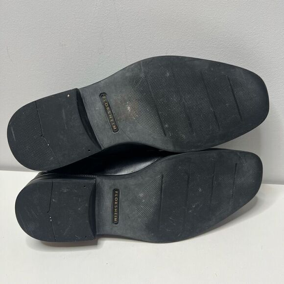 FLORSHEIM Oxford Black Leather Dress Shoes Mens Size 8.5 EEE Comfort - Picture 8 of 10